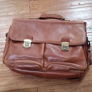 Wilsons leather vintage alla moda bellezza portfolio briefcase